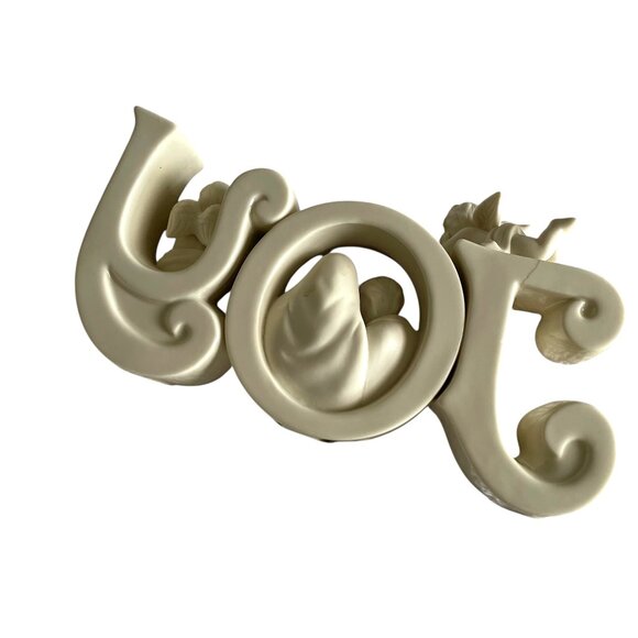 Lenox Joy to the World Nativity Christmas Figurine Holy Family Angels Porcelain - Picture 4 of 6